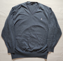Men&#39;s French Connection Lightweight V-Neck Blue Sweater - Size XXL - £15.59 GBP
