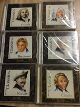Meet The Classics 6 CD Set-Beethoven, Ravel,Vivaldi,Chopin, Strauss, Han... - £8.54 GBP