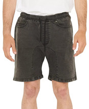 nANA jUDY Men&#39;s The Jogger Regular-Fit Stretch Denim Shorts Vintage Blac... - $34.99