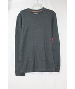NIP Wrangler Riggs Workwear Men&#39;s Long Sleeve Thermal Shirt Charcoal Hea... - €20,68 EUR
