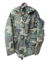 US Military Cold Weather Woodland Camouflage Parka 8415-01-228-1319 Larg... - $49.45