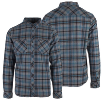 O&#39;Neill Men&#39;s Hydro Blue Plaid Whittaker L/S Flannel Shirt (S02) - $26.00