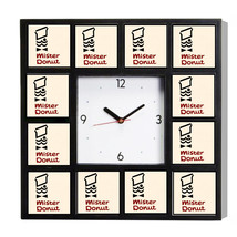Mr. Donut Advertising Promo Diner Clock 10.5&quot;. Not $65 - $32.63
