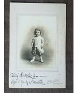 Lrg Cabinet Card c1900 Billy Knowles Jr by Turton and Bell Pensacola, FL... - £14.67 GBP