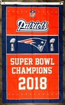 New England Patriots Super Bowl Championship Flag 3x5 ft Sports Banner M... - $18.99