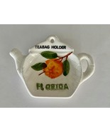 Vintage Florida Souvenir Tea Bag Holder w Orange &amp; Florida Design - €11,04 EUR