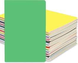 Labkiss 24 Pack Blank Notebook &amp; Journal Bulk, Multi Cover, Unlined Plain Thick - £22.31 GBP