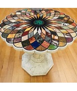 Pietra Dura Table, Round End Table, Round Table, End Table, Coffee Table... - $18,000.00