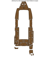 2020 Sea Fox 328 Commander Swim Platform Cockpit Pad Boat EVA Teak Floor... - £876.46 GBP