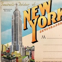 Folder Of New York City Skyscrapers Folio Colortone Prints Topographic P... - $950.15 MXN