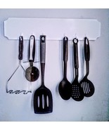 Painted Wood White Kitchen Utensil Hanging Board - €30,37 EUR