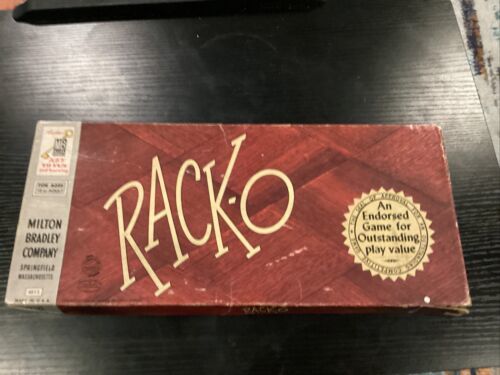 Vintage 1956 Rack-O Card Game  #4615 Milton Bradley Complete LNC - $24.74