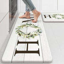 Kimode Farmhouse Kitchen Mat 2Pcs Anti Fatigue Kitchen Rugs Non-Skid, Home - $37.95