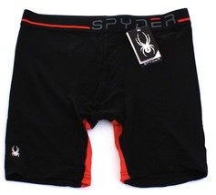 Spyder Performance Black &amp; Red Stretch Mesh Boxer Brief Underwear Men&#39;s NWT - £23.90 GBP