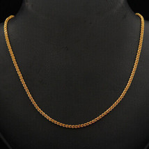 BIS 916 Stamp Real Gold 9in Box Chain her Gift Black Friday Women Jewelry - £2,453.07 GBP