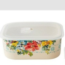 Pioneer Woman ~ Ceramic Food Storage Container ~ Sweet Romance Pattern ~... - £20.86 GBP