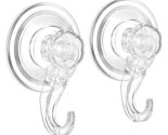 Suction Cup Hooks, Heavy Duty Upgraded Nano Shower Suction Adhesive Hook... - $16.99