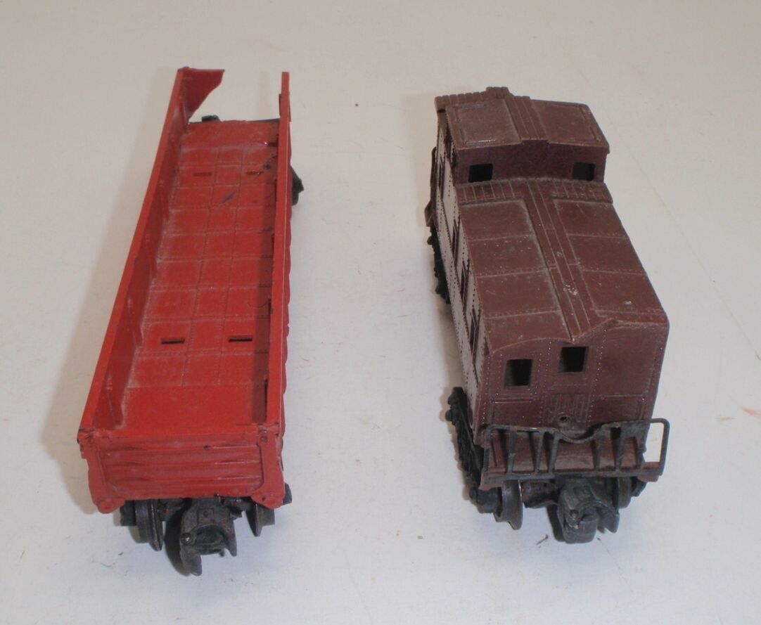 Lot Of 2 Lionel Damaged Train Cars - 6037 Caboosse &amp; 6462 Gondola - $2.99