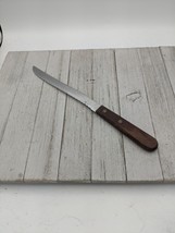 Robinson Knife Co 8” Carving Utility Knife #3 Serrated Wood Handle 12 1/2&quot; Total - £7.64 GBP