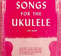 1950 World Famous Songs for the Ukulele Vintage PB Miller Music Corp Antique  - £19.97 GBP