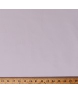Flannel White Solid Double Napped Festive Flannel Fabric by the Yard D286.23 - $6.99