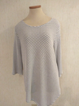 Chico&#39;s Travelers Size 3 = XL Ms 16-18 Angled Hem Tunic Top EUC - $19.77