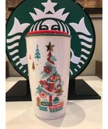 2019 DISNEY PARKS DISNEYLAND STARBUCKS HAPPY HOLIDAY CERAMIC TUMBLER TRA... - $74.79