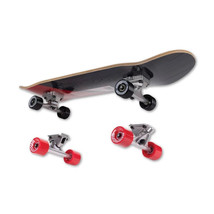 Swichboard Teens Adults Skateboard 2-in-1 Trick 31&quot; Deck Complete Set Red - $787.81 MXN