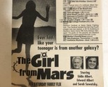 The Girl From Mars Vintage Tv Guide Print Ad Eddie Albert Pax Tv TPA23 - $5.93