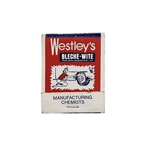 Westley&#39;s Bleach - White Whitewall Cleaner Full  Book Of Matches Vintage - £13.47 GBP