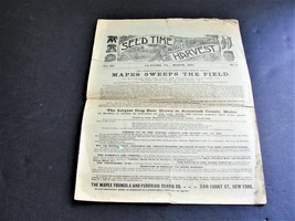 Seed Time and Harvest Farmers Digest Newspaper La Plume, PA. -March,1891. RARE. - £9.11 GBP