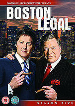 Boston Legal: Season 5 DVD (2009) James Spader Cert 15 4 Discs Pre-Owned Region  - £14.90 GBP