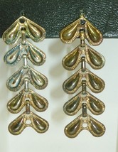 VINTAGE DANGLING SILVERPLATED POST EARRINGS - $4.00