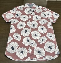 Ted Baker London Shirt Men 3 Medium Multi Floral AOP Short Sleeve Designer - £24.03 GBP