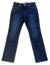 Levis 505 Jeans Womens 14 Straight Blue High Rise Denim Ladies 33x33 Dar... - $26.48