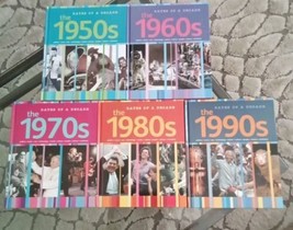 Dates Of A Decade 1950’s -1990&#39;s Lot Of 5 Hardcover Books  - £6.22 GBP