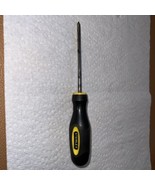 Stanley Grip #1 Phillips  Screwdriver  7 3/4&quot; Long ~4&quot; Reach,Black/Yellow - $4.46