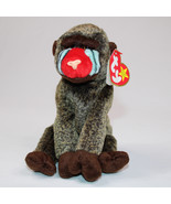 Rare Ty Beanie Babies Babboon Cheeks DOB May 18 1999 With Tags Colorful ... - $12.20 CAD