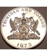 Trinidad &amp; Tobago Dollar, 1973 Rare Proof~20,000 Minted~Cocrico Bird~Fre... - £15.03 GBP