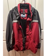 Vtg Gerry Men’s Large Ski Jacket 3 in 1 Packable Hood Fleece Snow Board ... - $29.05