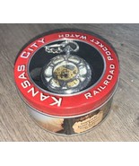 Kansas City Railroad Pocket Watch Antique Style with Inspired By Jesse J... - $11.44