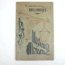 1888 George H Knollenbergs Illustrated Almanac Richmond Indiana Advertising RARE - £63.94 GBP