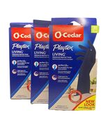 O-Cedar Playtex Living Reusable Cleaning Gloves Drip Cuff 3 Pack Navy Sz... - $21.21 CAD