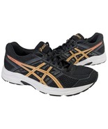 Asics Womens Gel Contend 4 T765N Black Coral Running Shoes Sneakers Size 7 - $827.62 MXN