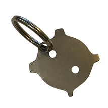 Standard Screwdriver Keychain 4 Sided Flathead Charm Souvenir Collector Novelty - £6.17 GBP