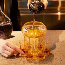 6 Shot Glass Dispenser and Holder - £31.45 GBP