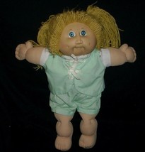 Vintage Cabbage Patch Kids Baby Doll Girl Blonde Hair Stuffed Animal Plush Toy T - $32.73