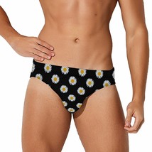Mondxflaur Daisy Swim Briefs Sexy Swimming Trunks Quick Dry Soft Athletic - $19.99