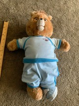  1985 Teddy Ruxpin Vintage Electronic Teddy Bear  with  clothes  - £36.28 GBP