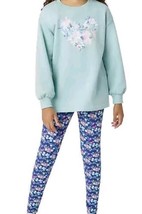 BCBG Girls Kids&#39; ~ 2-Piece Set ~ MED (10/12) ~ PALE ALOE ~ Sweatshirt ~ ... - $25.00